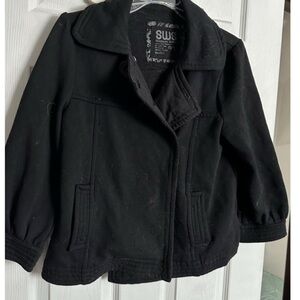 Black Double-Breasted Jacket